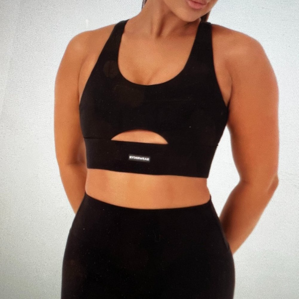 Ryderwear Base Racerback Bra - Black - Medium